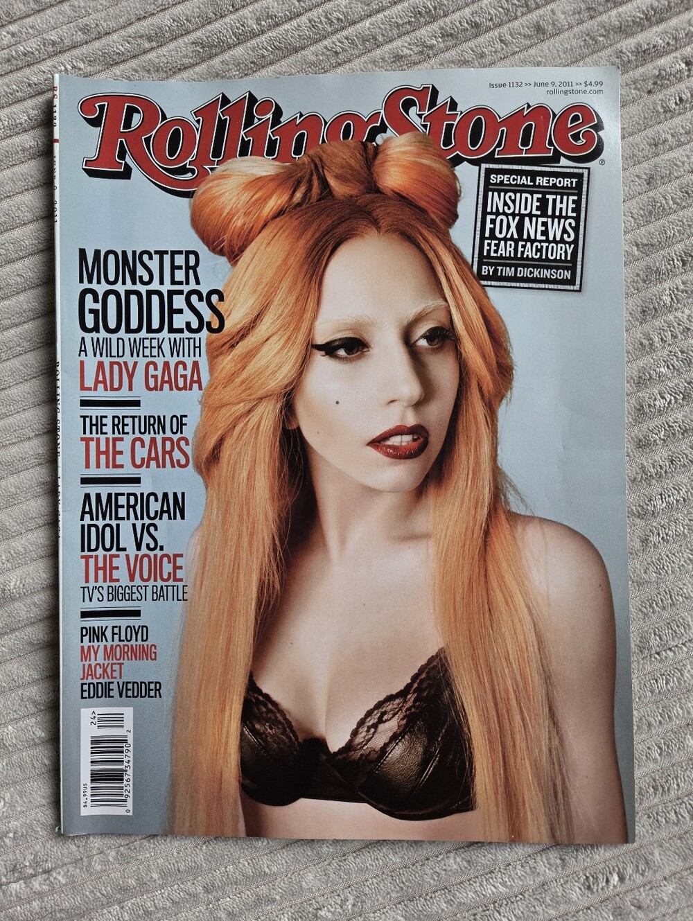 Rolling Stone Magazine Lady Gaga Issue June 9 2011